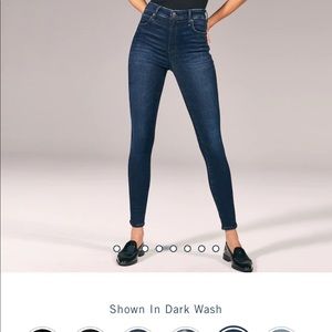 WORN ONCE Abercrombie skinny jeans